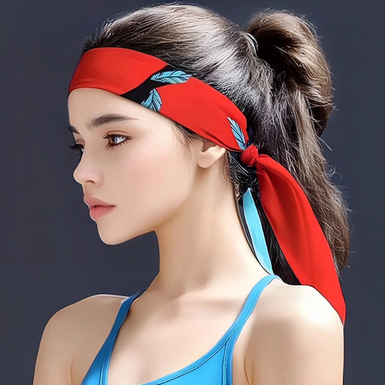 custom naruto football for basketball sports style headband karate headbands