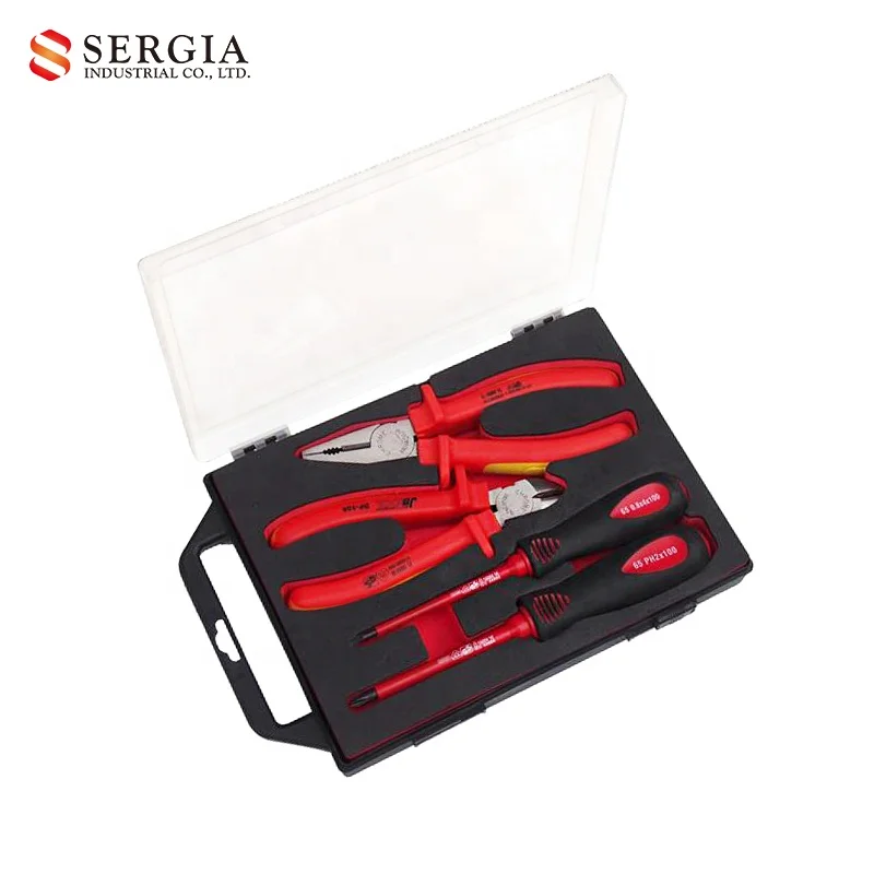 4-15PCS 1000V Insulated Tool Set VDE Pliers Set & Screwdriver Set Combination Hand Tool