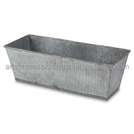 New rectangle planter three size 46 X 130 X 130 handmade garden flower pots customization home use products indoor outdoor items