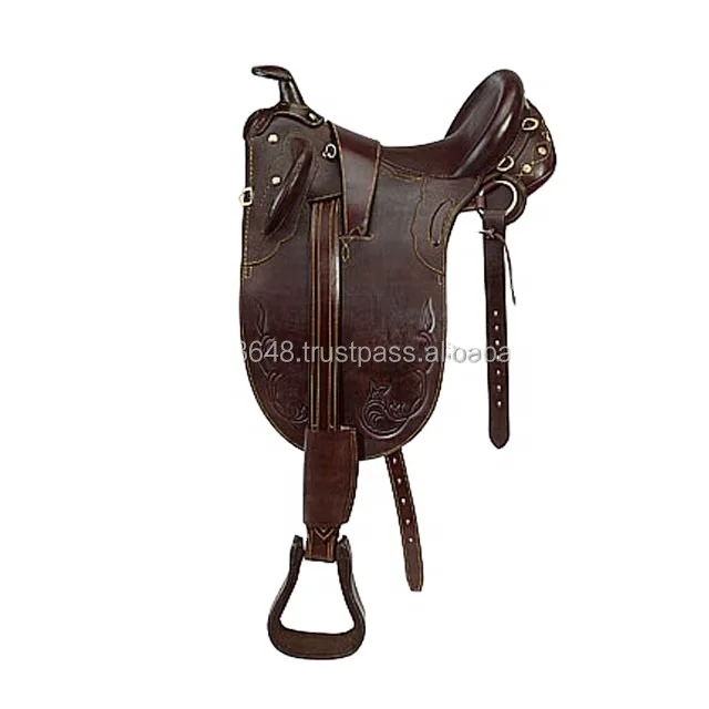 Wholesaler of Handmade Tooling  Best Quality Leather Stock  Saddle