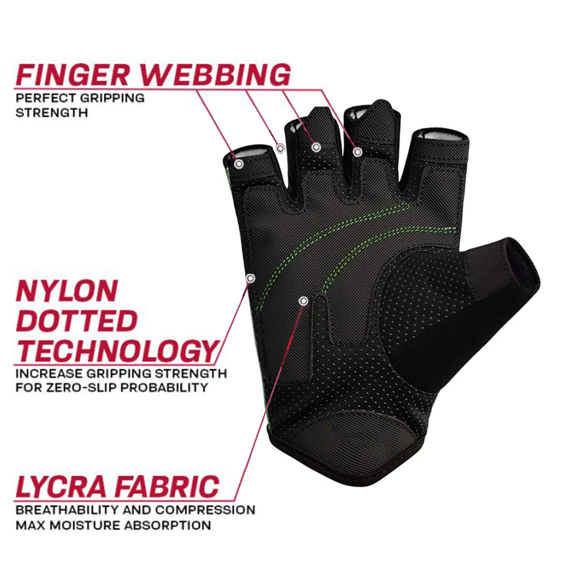 Top Quality CrossFit Outdoor Power Exercise Gym Fitness Training Weightlifting Gloves For Adults Accept Custom Logo And Design