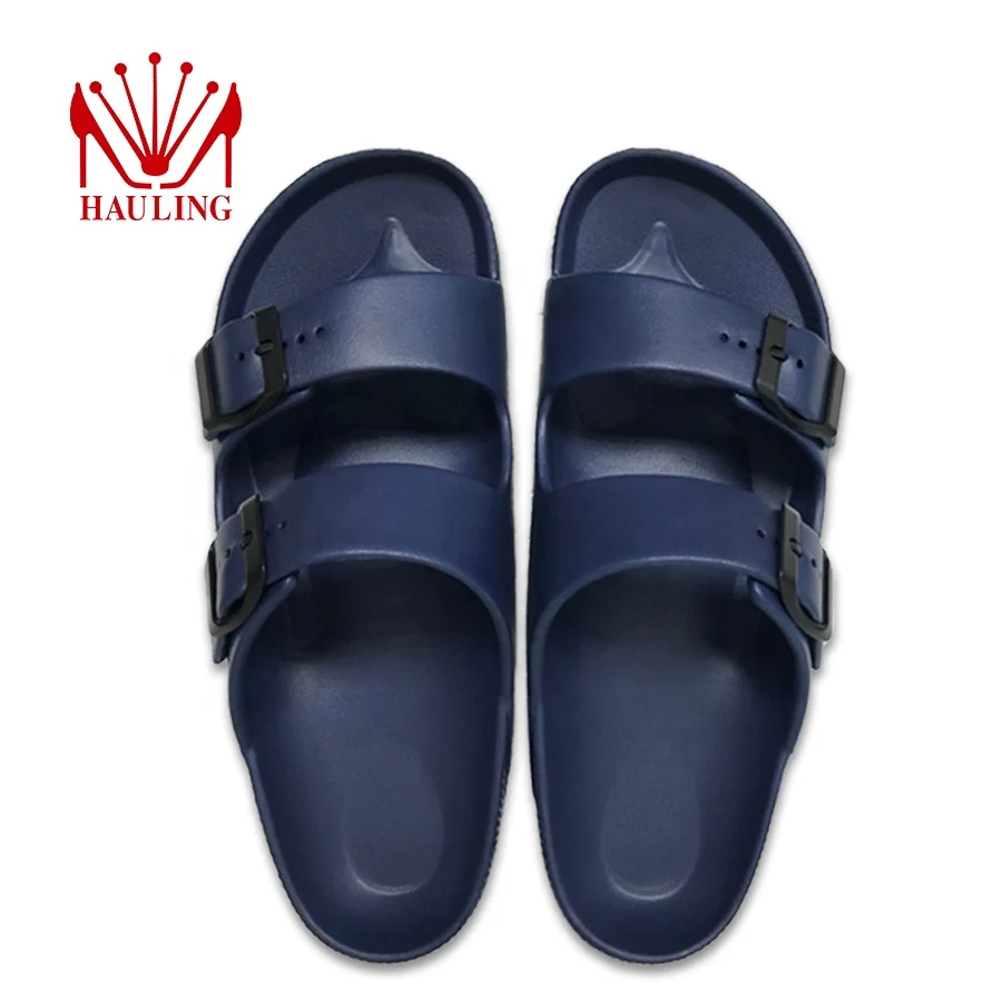 HOT EVA Summer Fashion Two Straps Birken Style Sandals Injection Beach Unisex Slipper EVA Foam Sole EVA sandals men