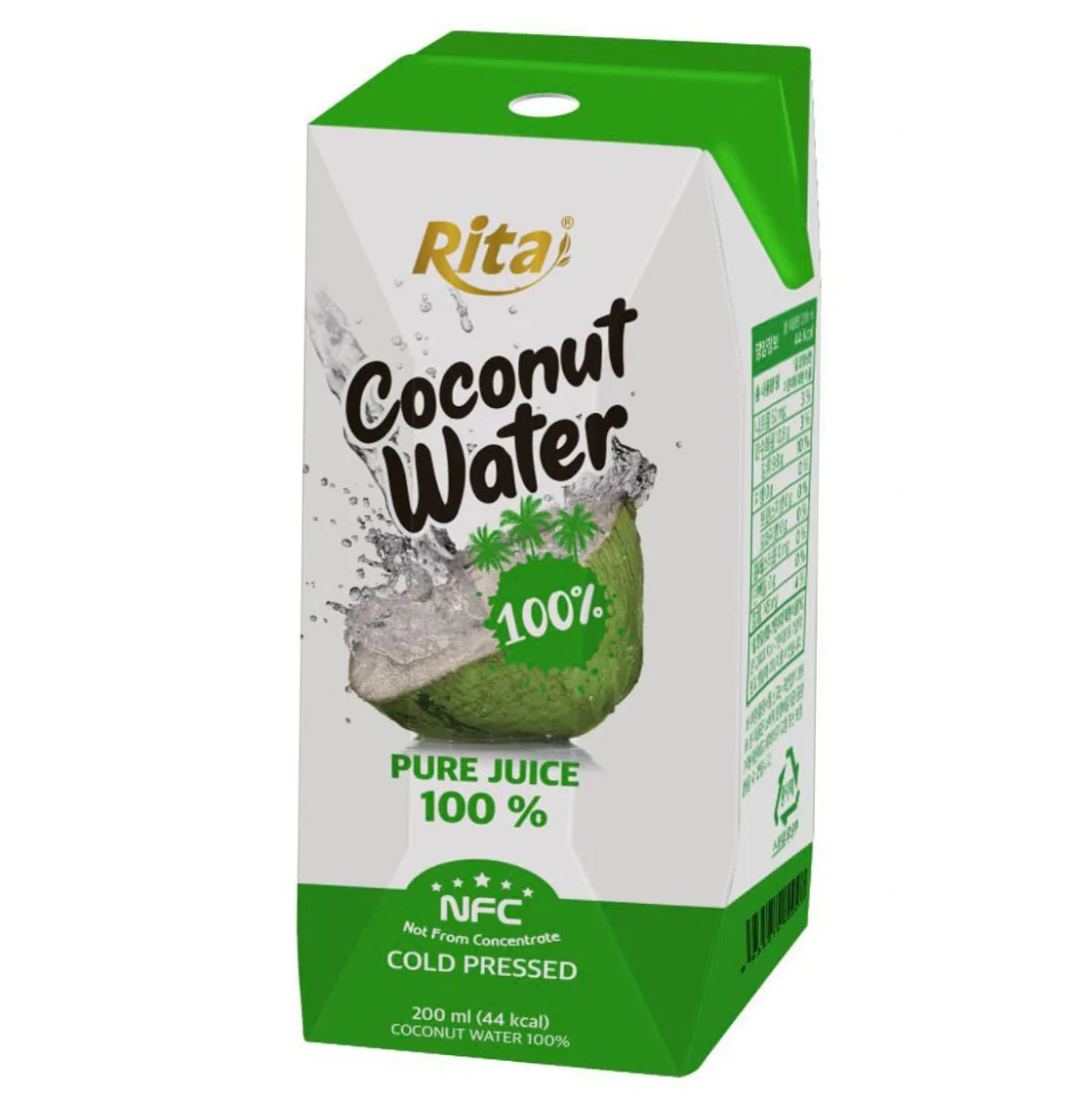 Вьетнамский напиток кокосовая вода с бутылкой Nata De Coco 450 мл для домашних животных