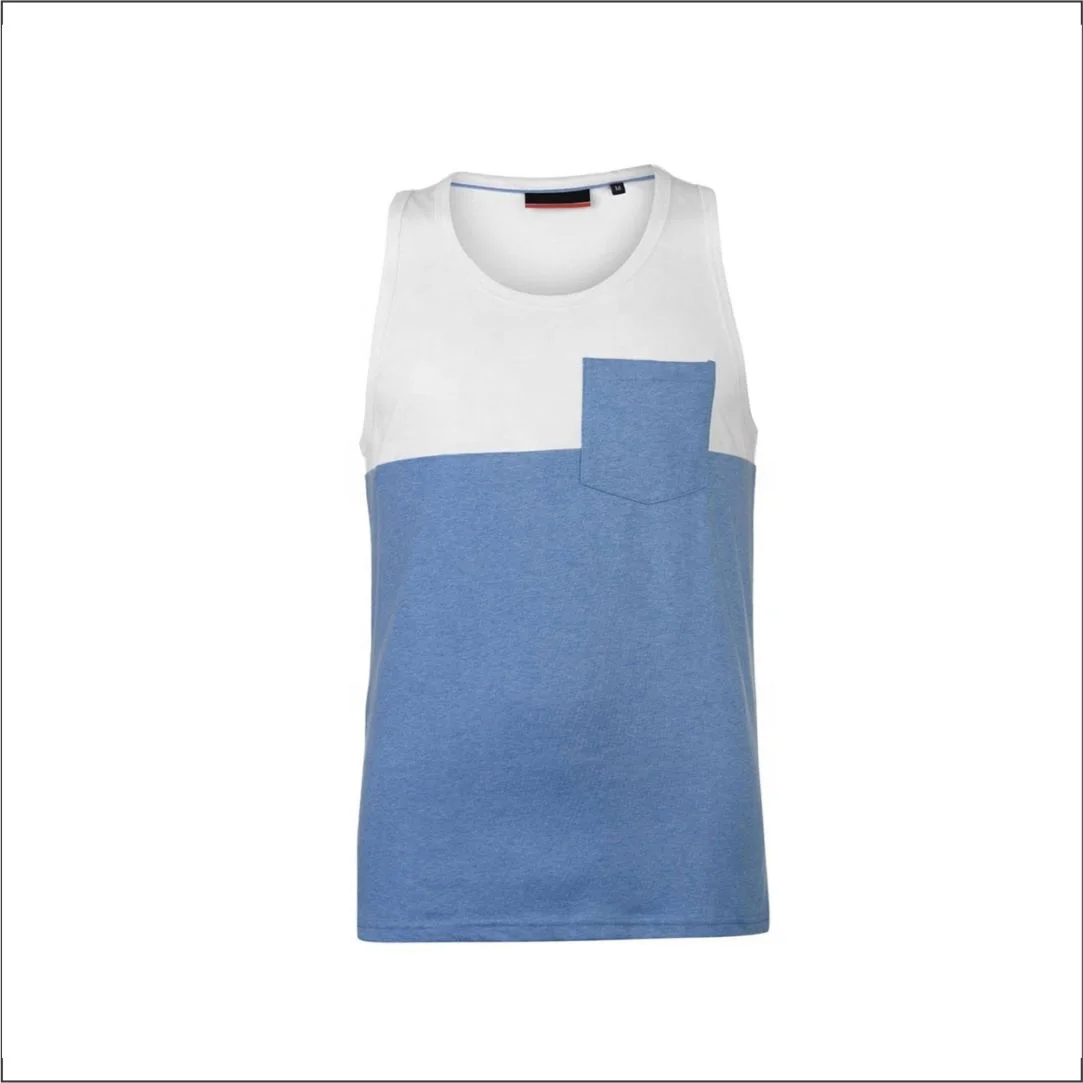 
Fashion Fitness Gym Custom Made Vests Summer Cotton Tank Top For Men 