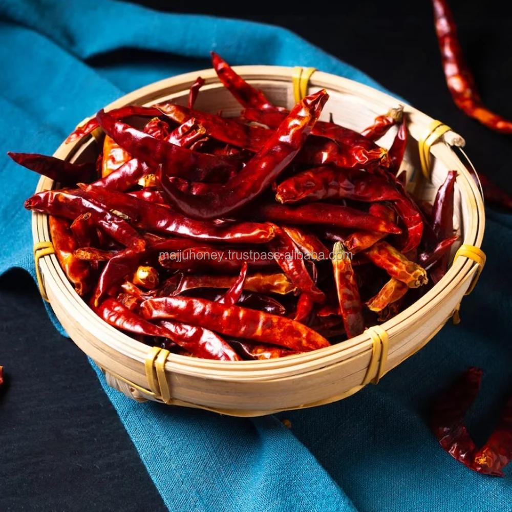 Dehydrated Crushed Teja Dried Red Chili from India without Stem Seasoning Sensation and Hot Spicy