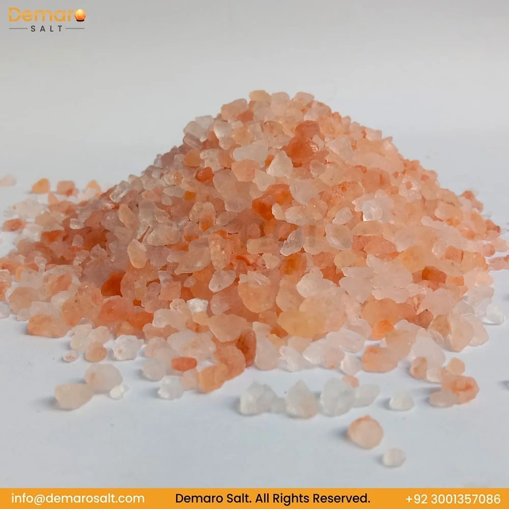 Organic 100% Pure Natural Himalayan Pink Rock Salt Light Edible 2-5 mm ISO Certified Food Grade Bulk/Bag Packaging