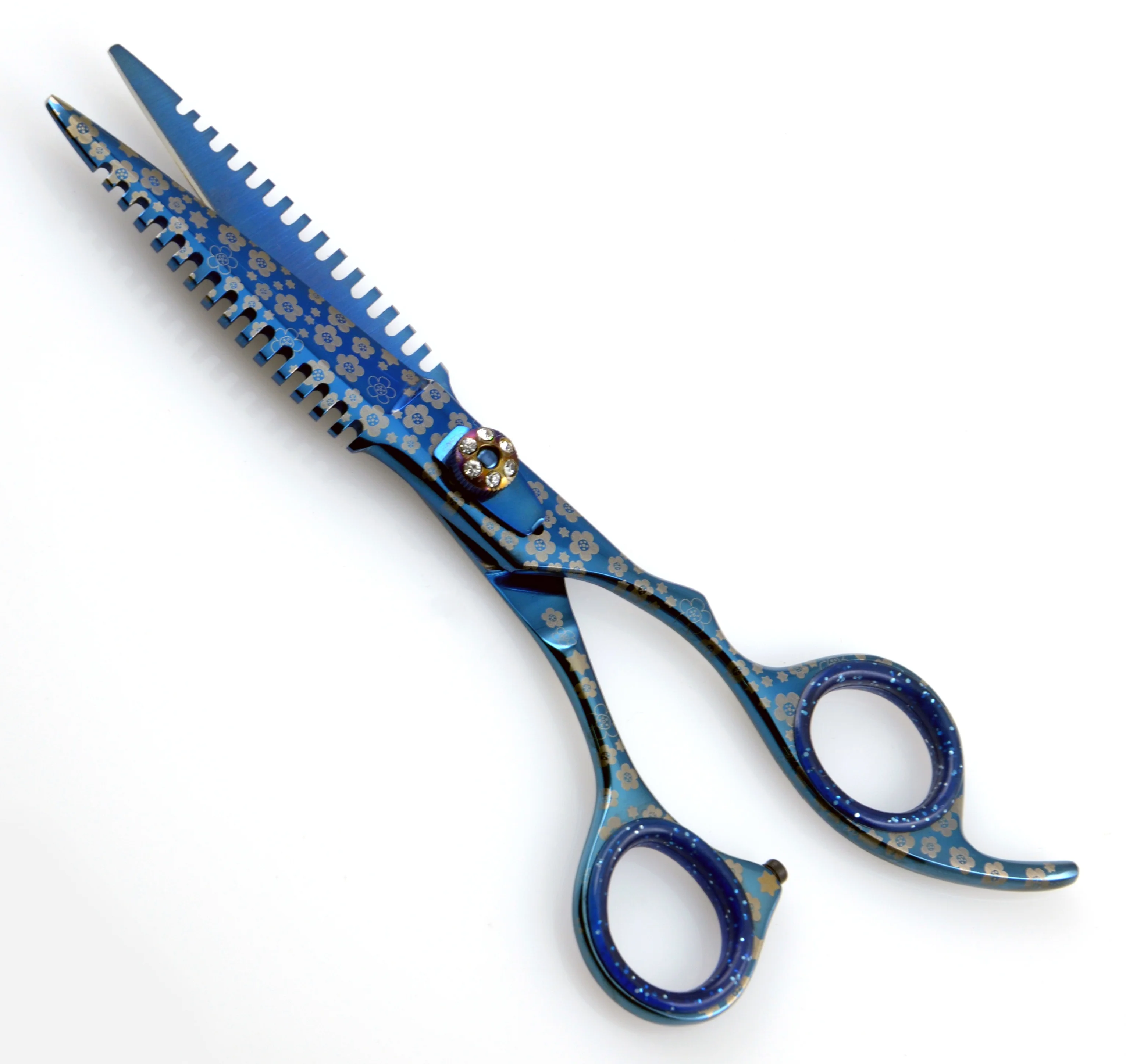 KOUNAIN Handmade Professional Shark Blade Razor Superior Quality Stainless Steel Barber Scissors Hair Cutting and Beauty Shears