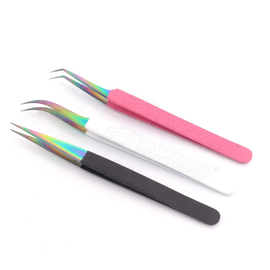OEM Professional Japanese Stainless Steel Vetus Eyelash Extension Tweezers Custom Handmade Eyelash Tweezers