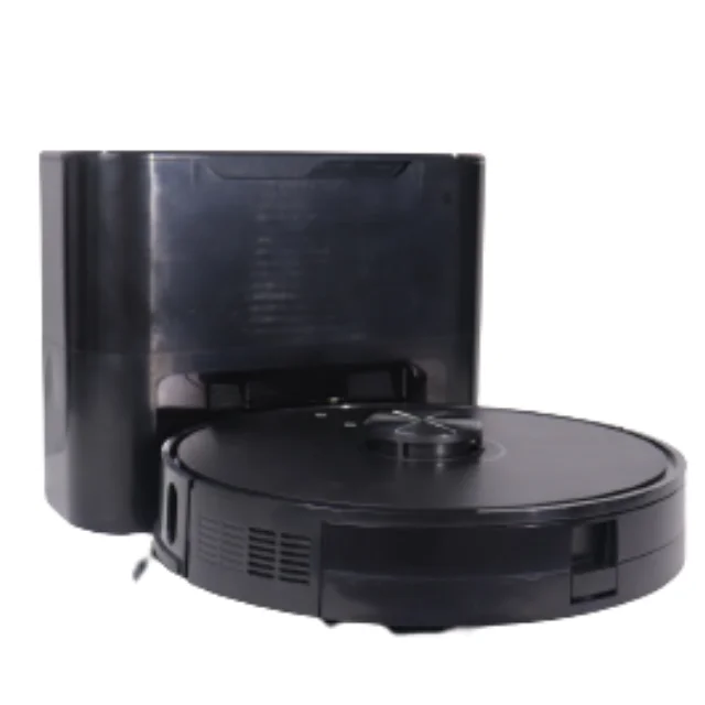 2023 New self emptying laser vacuum sweeper robotic wet dry sweep mop floor smart robot vaccum cleaner