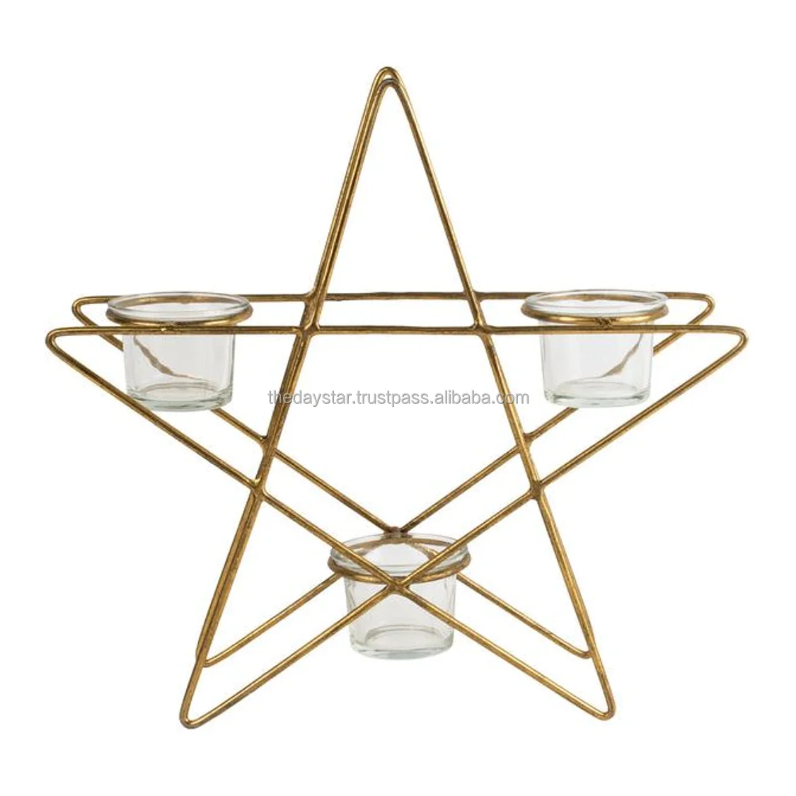 Customizable High Quality Metal T-light Holder Decorative Hanging For Home And Wedding Decor