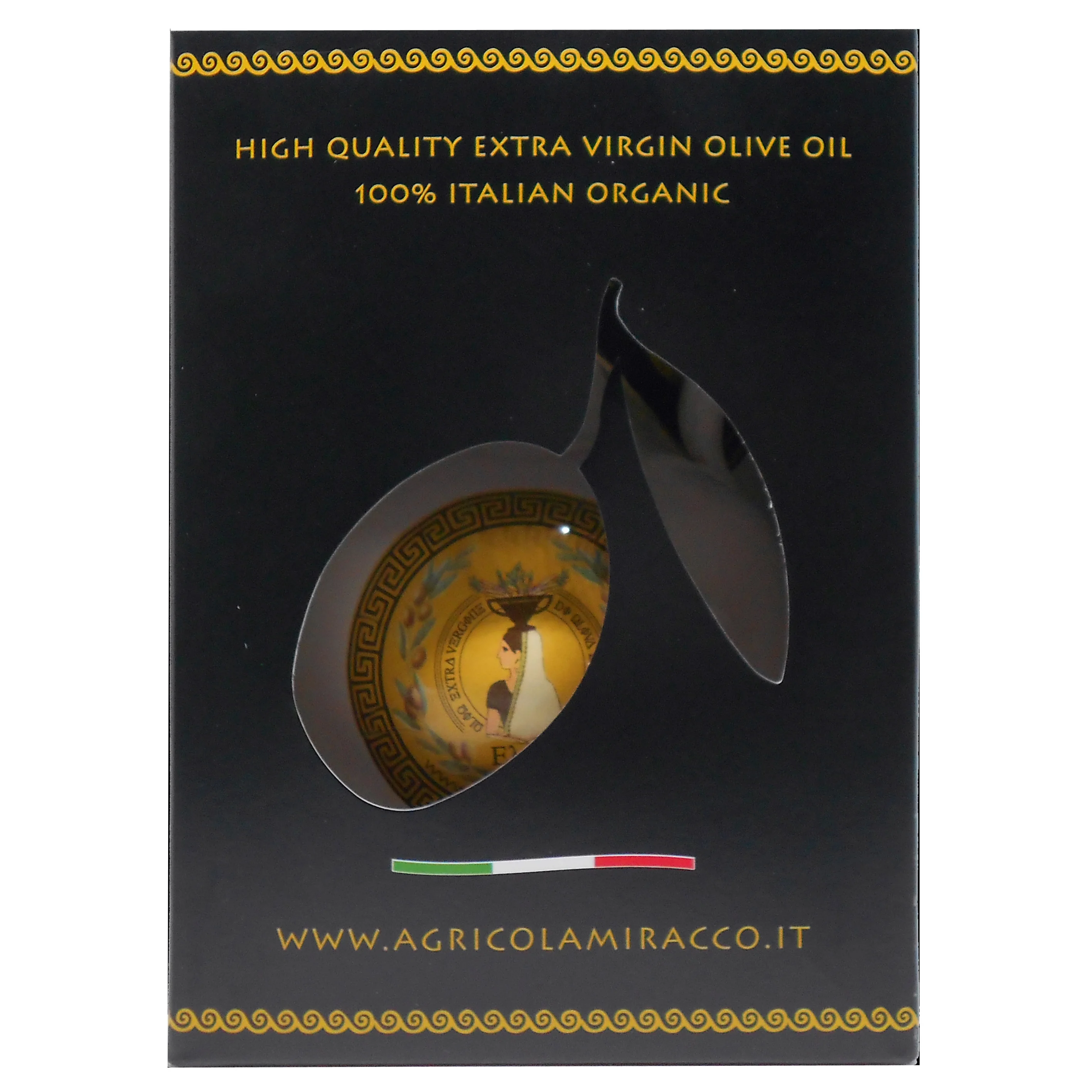 Extra Virgin Olive Oil Cold Pressed Ceramic Bottle 0.50 litres from Certified Organic Agricolture Certified quality Italy