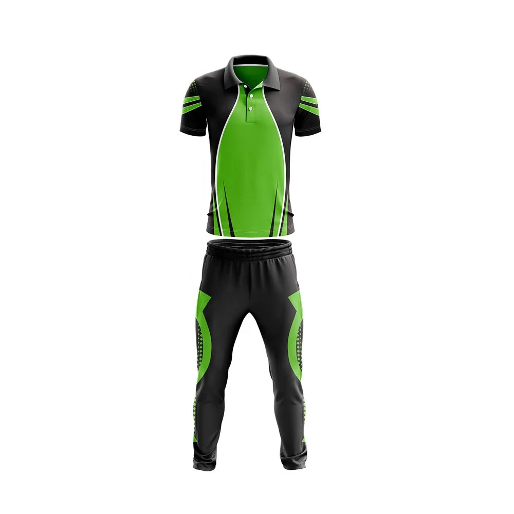 High quality sublimated Jersey Design custom cricket uniforms with brand logo and team name