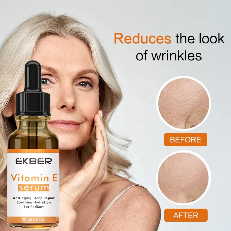 Firming Vitamin E Serum Private Label  Hydrating retinol Anti-aging Moisturizing Vitamin C Vitamin E Face Serum