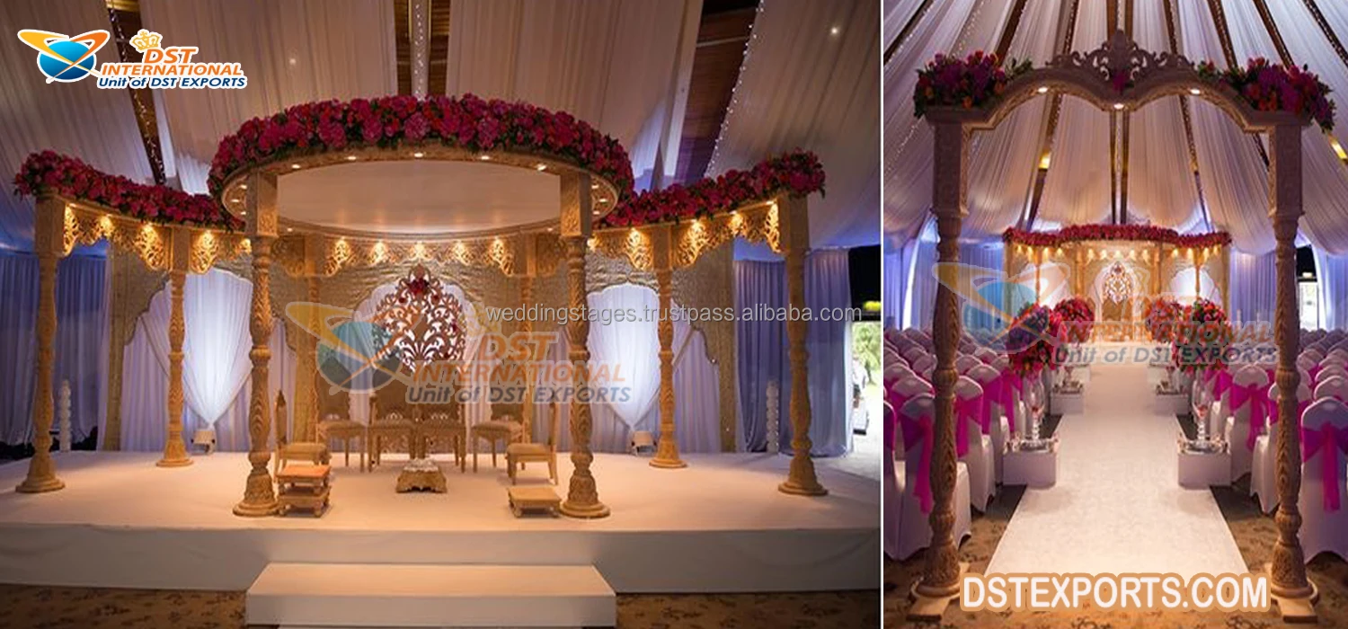 Maharaja Wedding Mustache Style Mandap Decor Royal Maharaja Style Wedding Mandap Destination Wedding Royal Mandap Decoration
