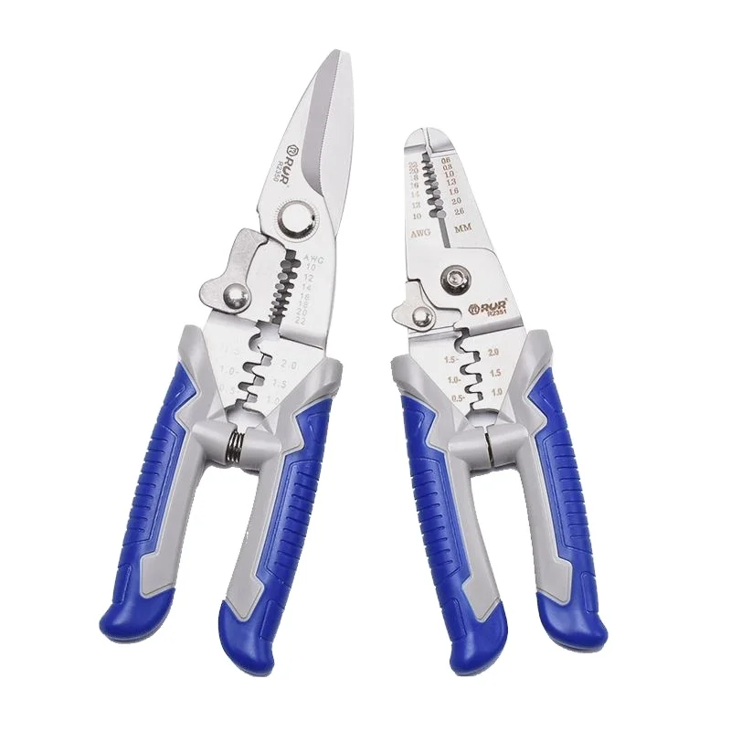 Factory Outlet  Manual Crimping Hand Tool Wire Stripper Plier Multifunctional Cable Cutting Pliers