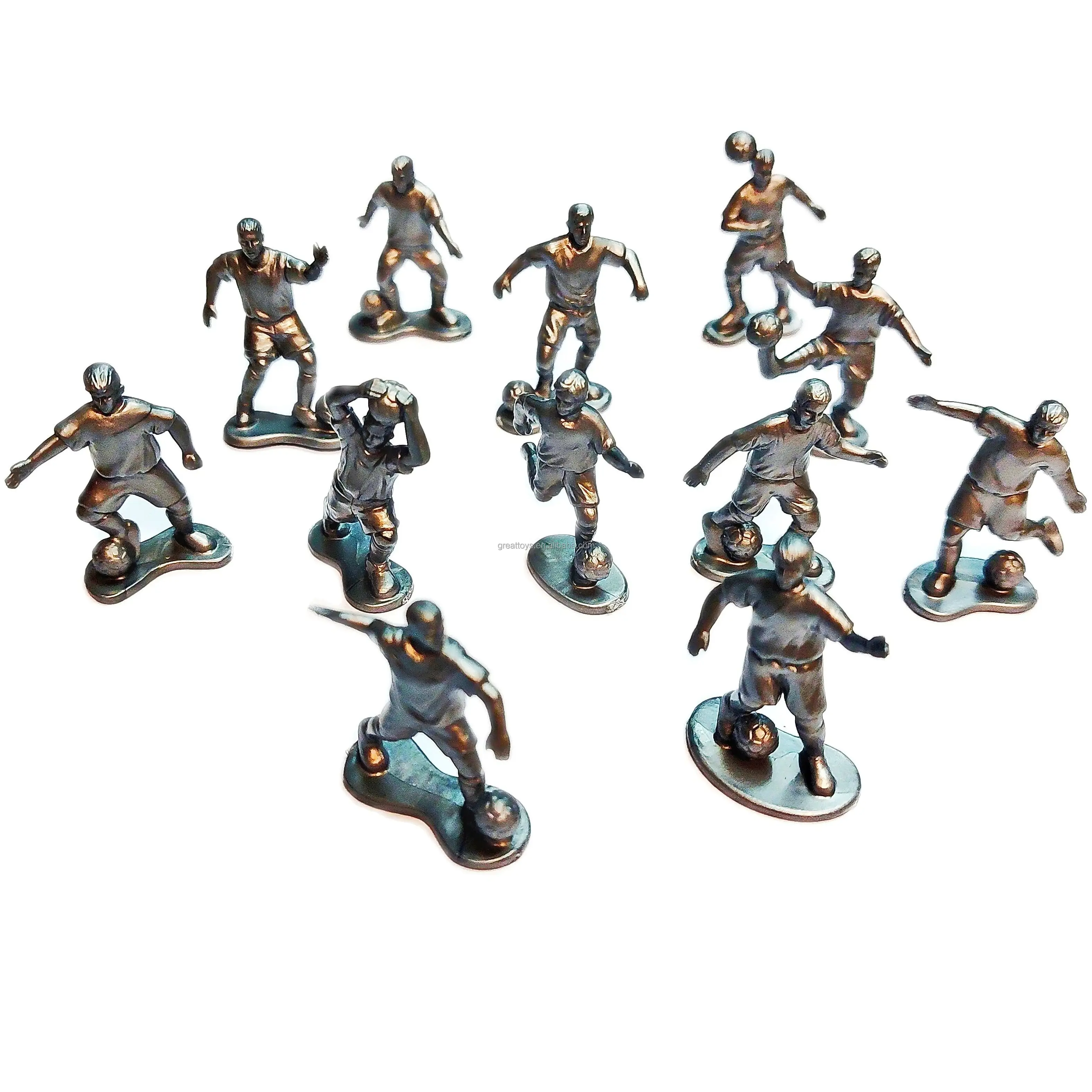 Soccer Football Player Action Figure Guys Mini Toy Figurines for Open Play Dioramas Cake Toppers Party Decoration