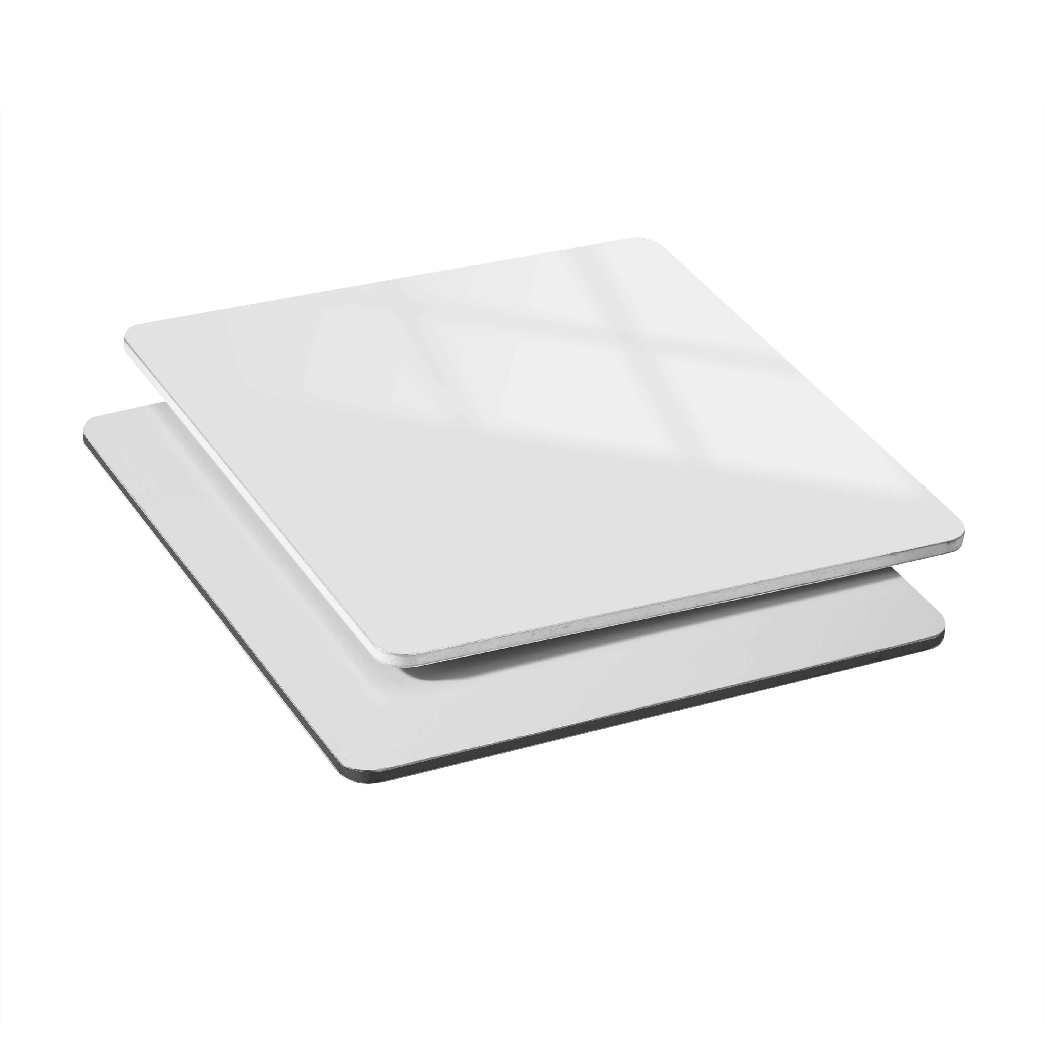 Более размер Чистый белый глянцевый ПЭ PVDF acm алюминиевая композитная панель композитные алюминиевые панели acp лист