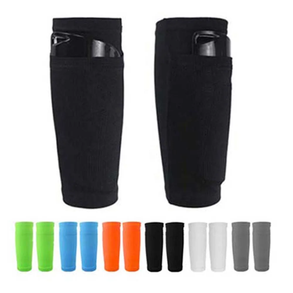 Top Quality Customized Football Shin Guards Soccer Socks High Elastic Football Leg Cover Anti Slip Sock Sports Protective Gear