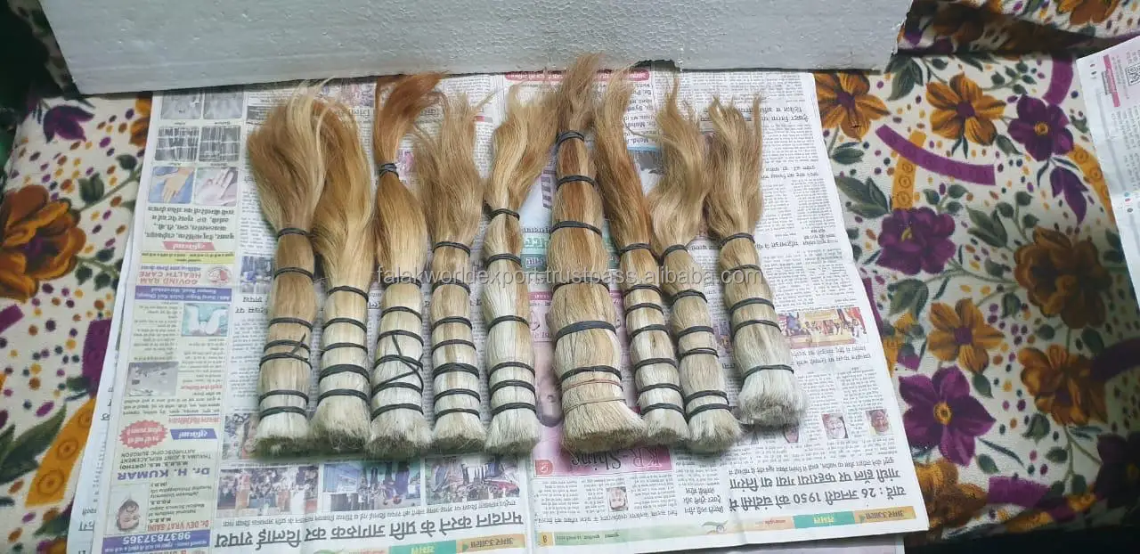 Top quality buffalo tail hair and 100% natural and real Use for making brush From India