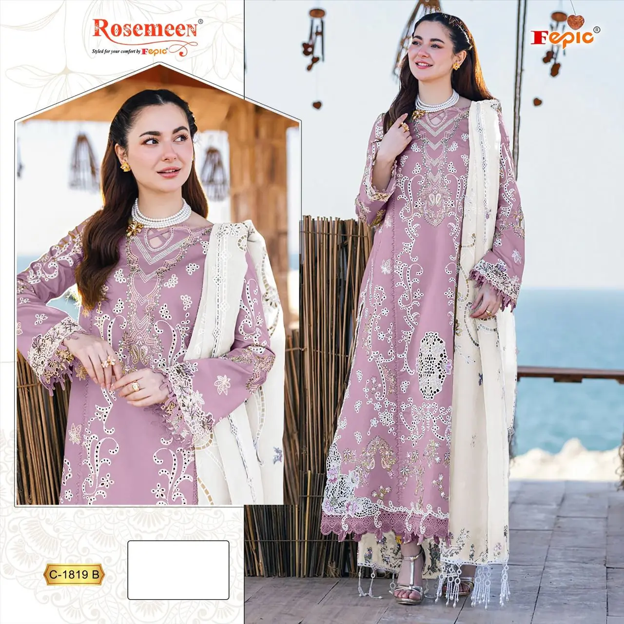 New Designer Indian Style Heavy Embroidery Work  Pakistani Rayon  Suits For Ladies Partywear Wit Low Price