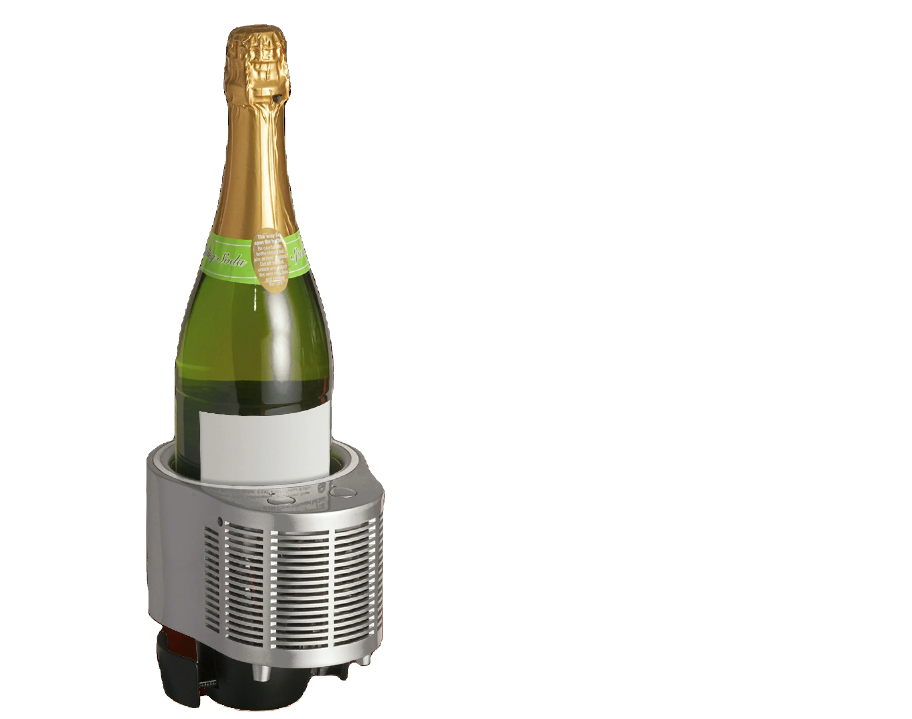 champagne wine beer bottle chiller with cooler and warmer