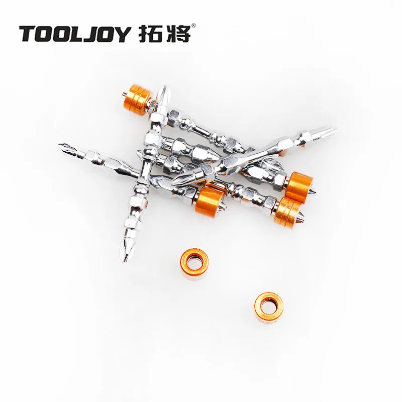TOOLJOY Factory Hot-selling magnetic ring screwdriver bits in High Quality PH2 Double end Screwdriver Bit for Powerful tools