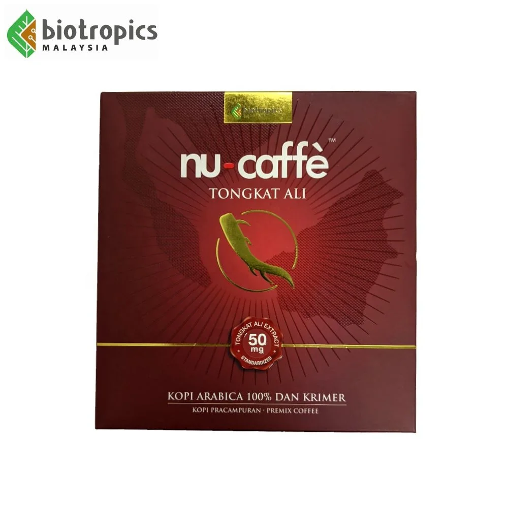 Premium Quality Nu-Caffe 15s Functional Drink Arabica Coffee and Malaysia Tongkat Ali Herbal Extract of  Energy Drinks for sale