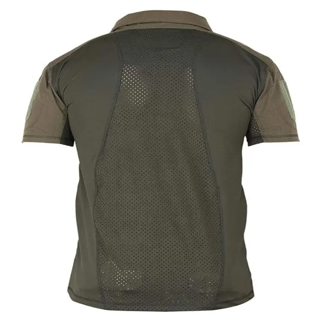 Hot Sale Men Tactical Combat T Shirt Custom OEM Manufacturer Short Sleeve T Shirt Camouflage Uniform