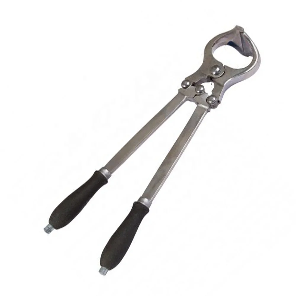 
High quality veterinary instrument Bloodless Castrator for bull and big animals Steel with Wooden Handle 