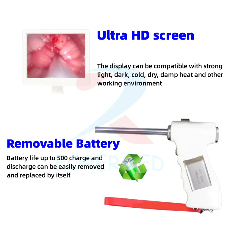 Artificial Insemination Gun With Camera  Digital AI Gun Artificial Insemination Cow Dog Veterinary Insemination Instrument Gun