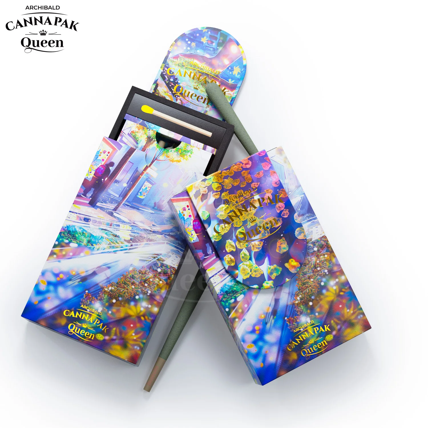 Archibald Exported Good Quality Tobacco Box Child Resistant Pre Roll Packaging Boxes