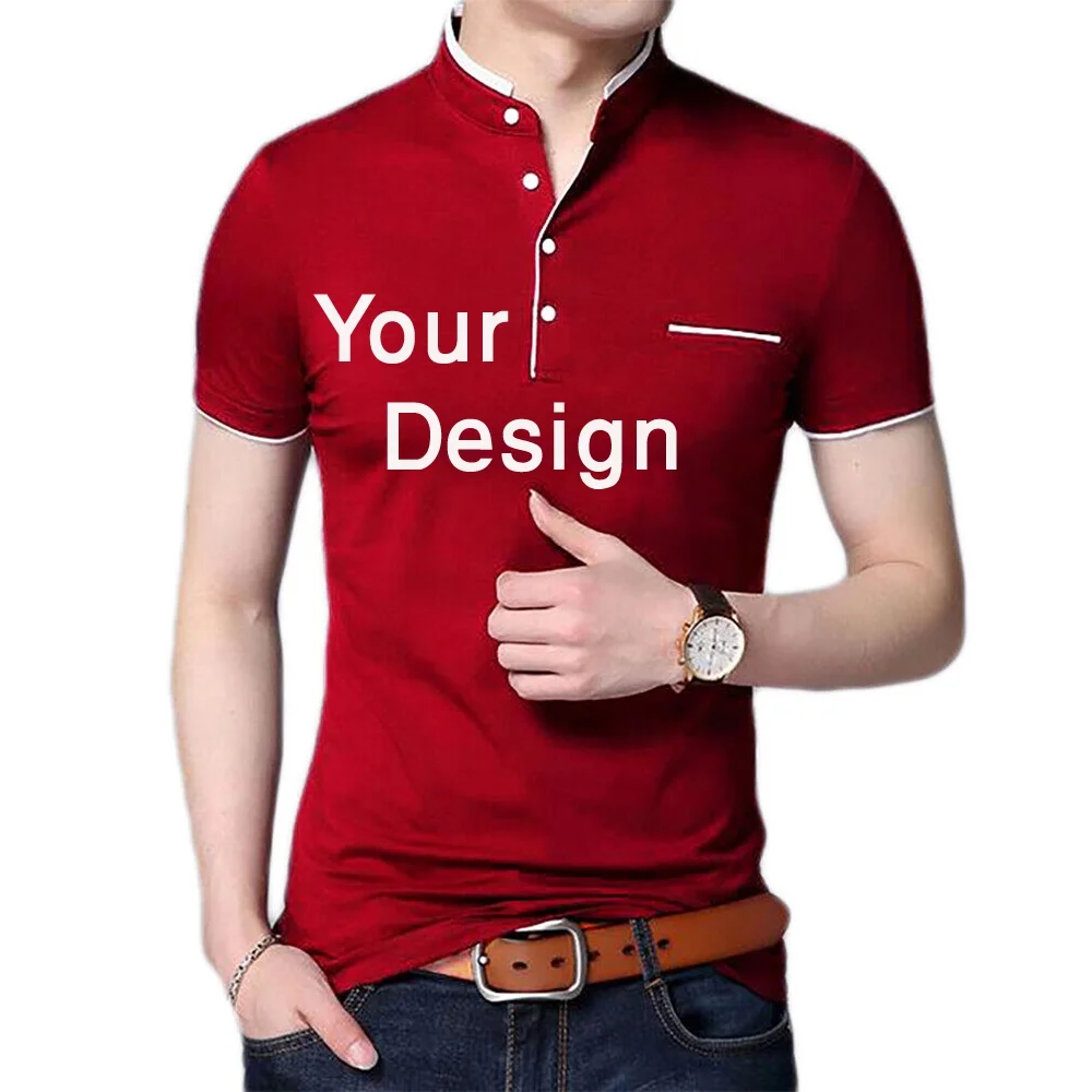 Fashionable dress For Men Clothes High Quality Wholesale Custom Certified Organic Cotton shirts Top Quality Design polo shirt