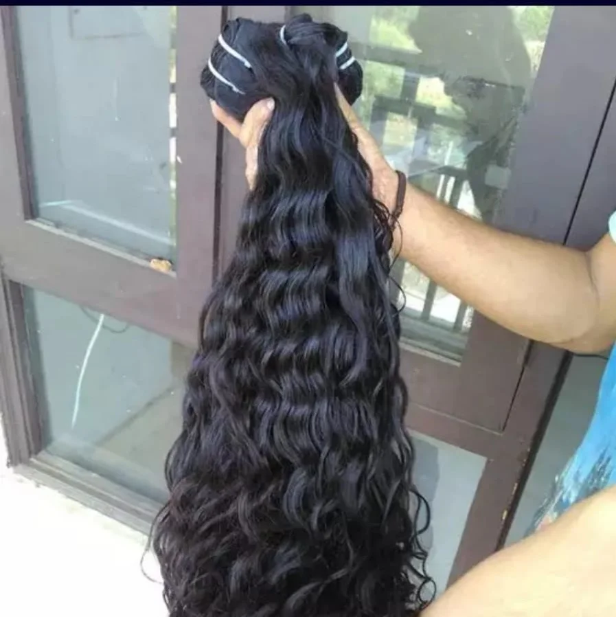 Cheap 100% Human Hair, Hair Bulk, Extension Raw Natural Vendor DHL Top Style Wave Color Double Weight Material Silky