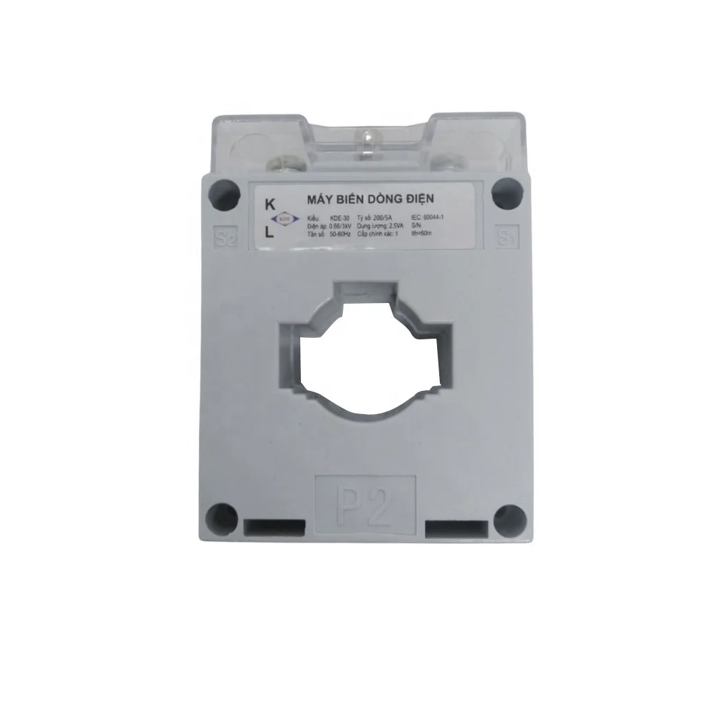 200/5A Current transformer ct Current Transformer - auto transformer Square plastic case with Ratio 200/5A