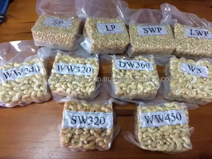Bulk top-grade kaju cashews with a low minimum order quantity (MOQ)