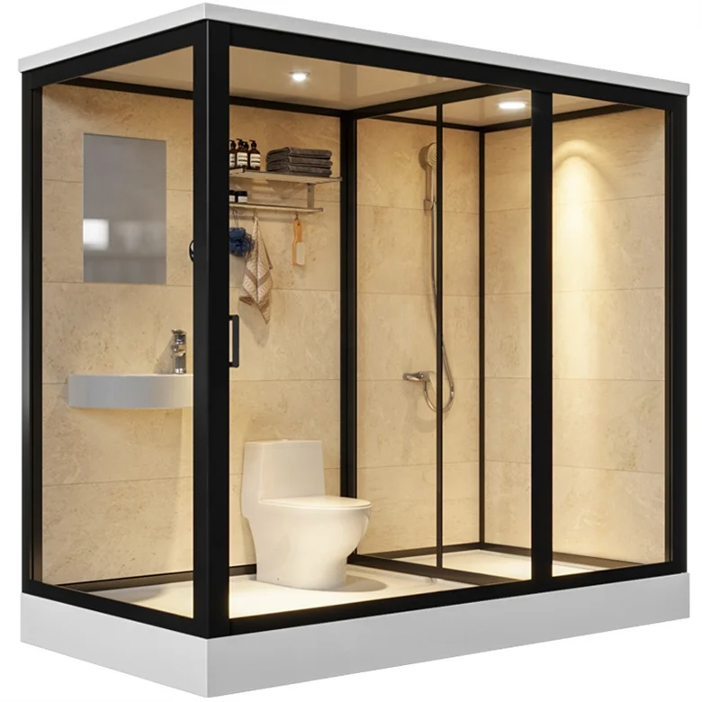 Custom Design Frameless Bathroom Shower Glass Doors Screen Single Set Bathroom Sliding Glass Shenzhen Bathroom Products