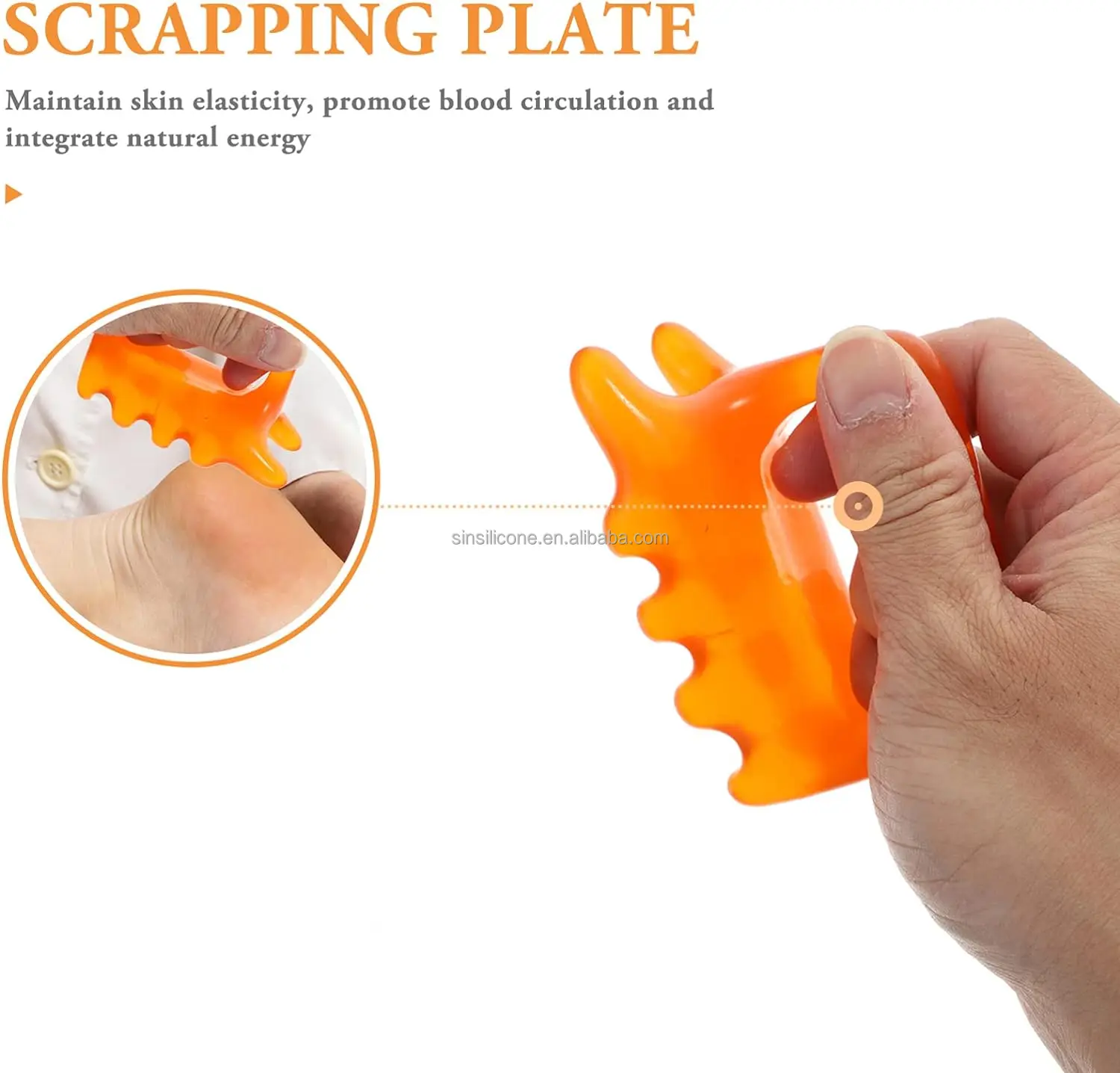 Resin Cervical Spine Self Massage Trigger Point Therapy Tool Body Massager