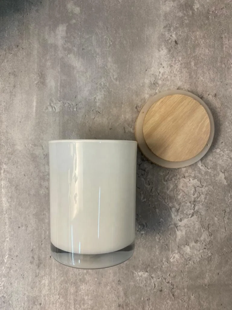 Custom Private Label Luxury Scented Grand Size Candle Fresh-Line-7oz with 3 USA Patent Wood-Wick