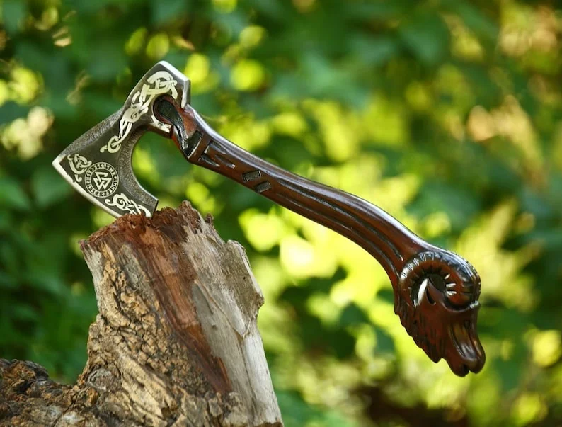 Wholesale Quality Handmade High Carbon Steel Axe Head Viking Axe Hatchet Axes Hatchets Carbon Steel