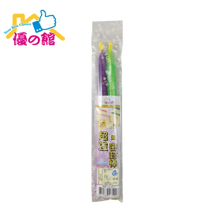 Фиолетовый пластиковый портативный пищевой зажим, термоуплотнение