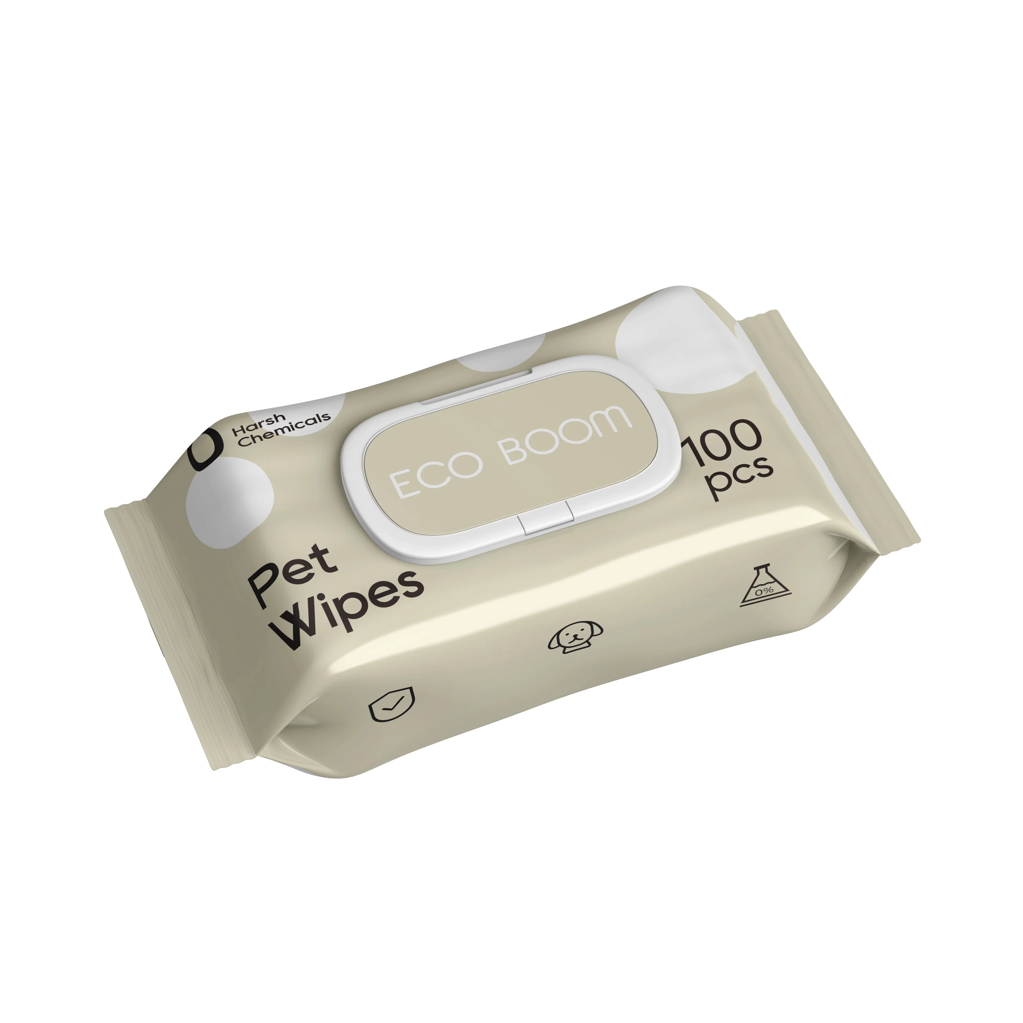 OEM ODM tear wipes for cats batch order touch flushable compostable super-thick aloe vera