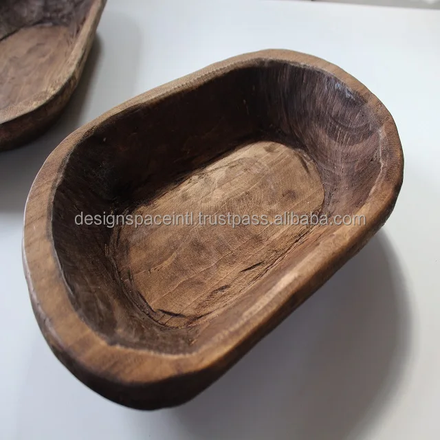 Классическая сервировочная чаша из твердого дерева по доступной цене