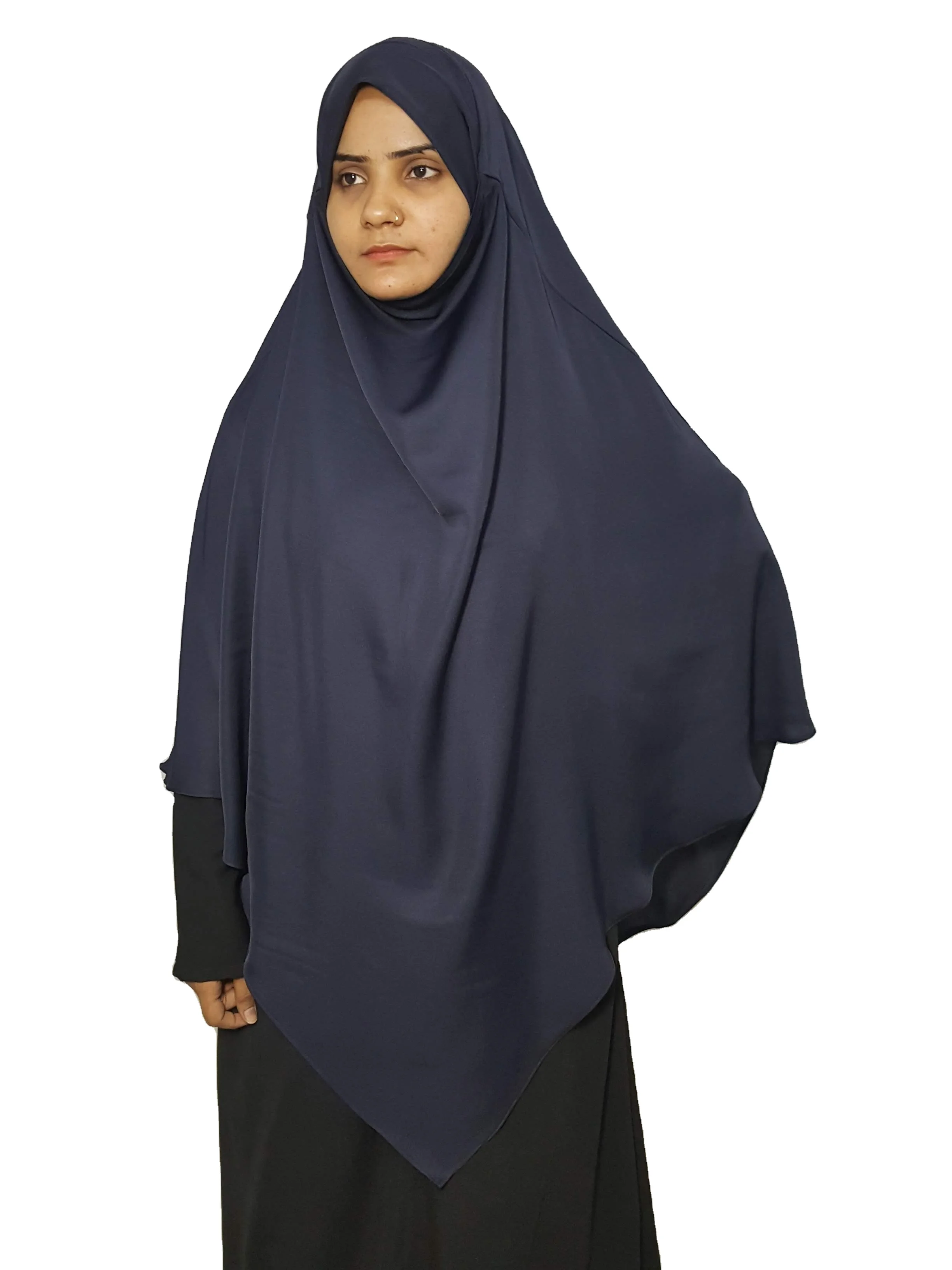 Diamond single layer khimar new 2023 in stock items nida fabric buy diamond khimar single layer free size polyester fabric islam