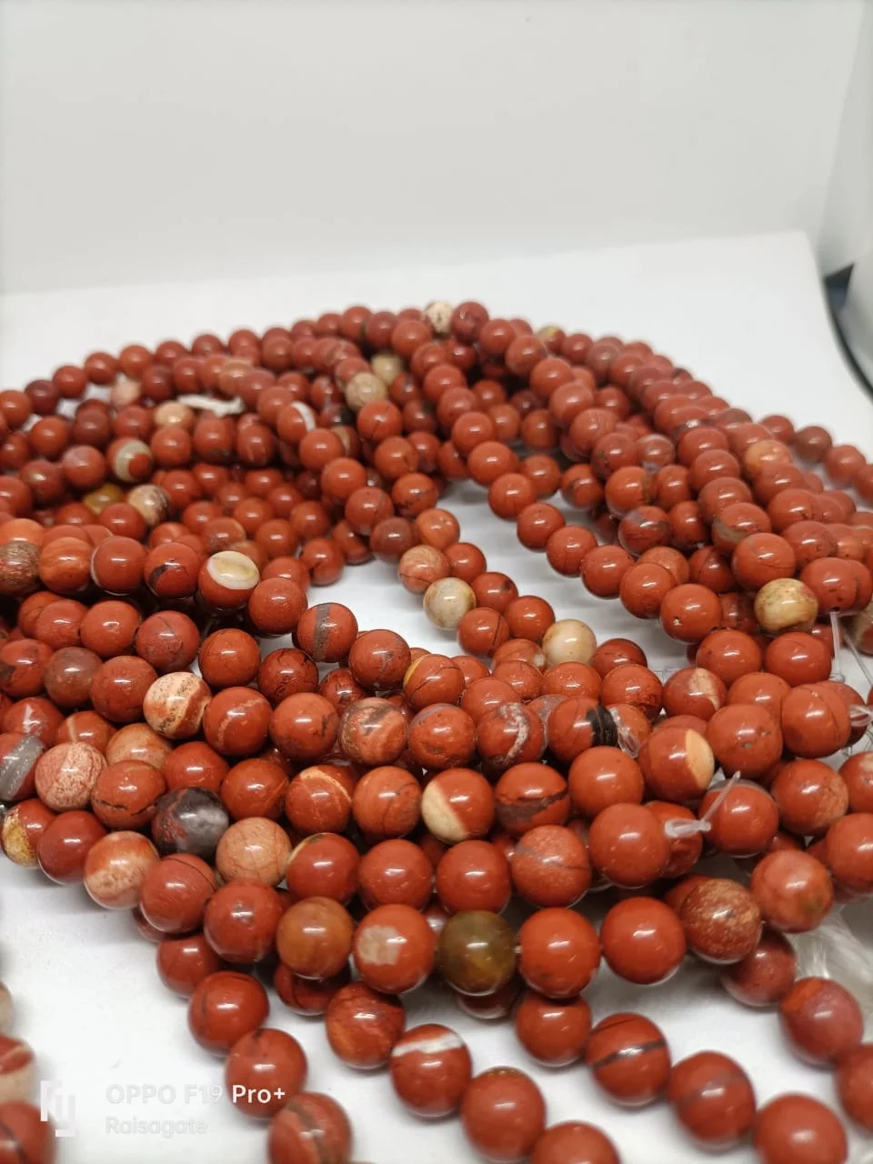 Natural Red Jasper  High Quality strings Natural 8 MM beads Crystal stone Healing Stone  Red Jasper 45 beads string stone