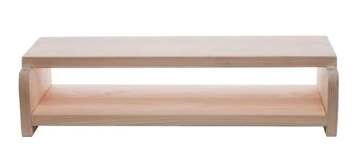 Hinoki Monitor stand 2steps, Monitor stand