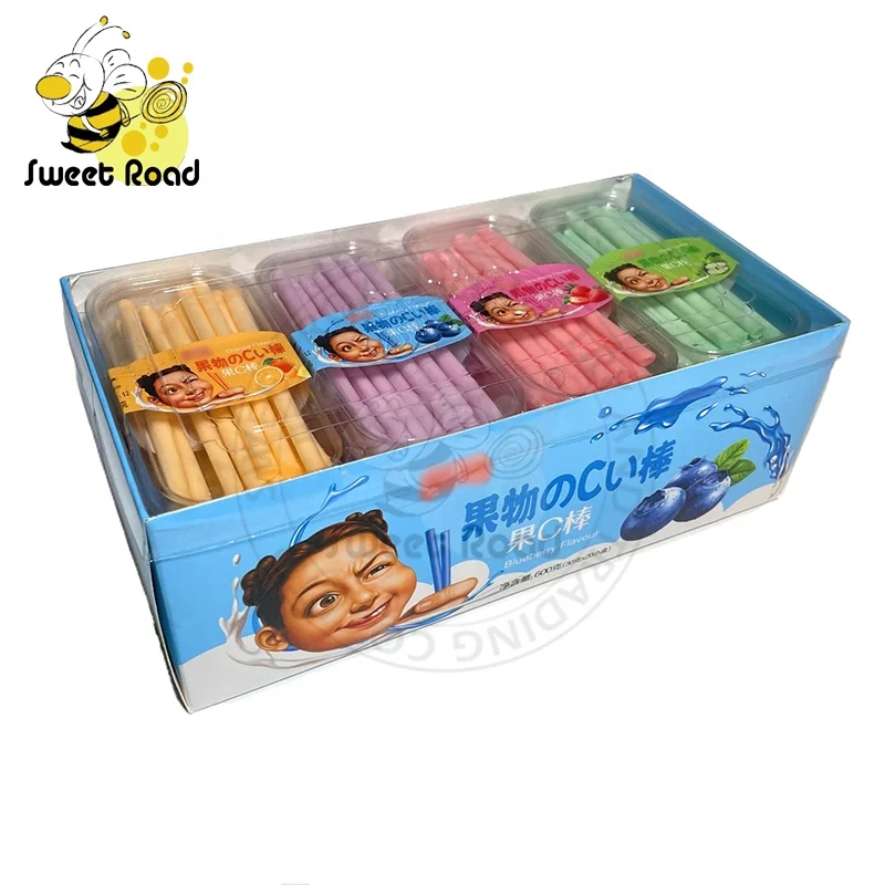 Halal Mix Fruit CC Stick Candy Powder Candy