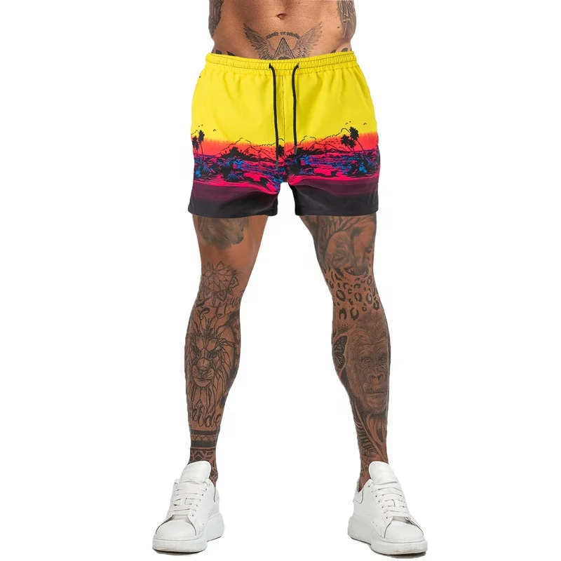 Designer Swimsuits Famous Brands Water Proof Fabric Custom Made Mens Board Shorts Swimming Trunk