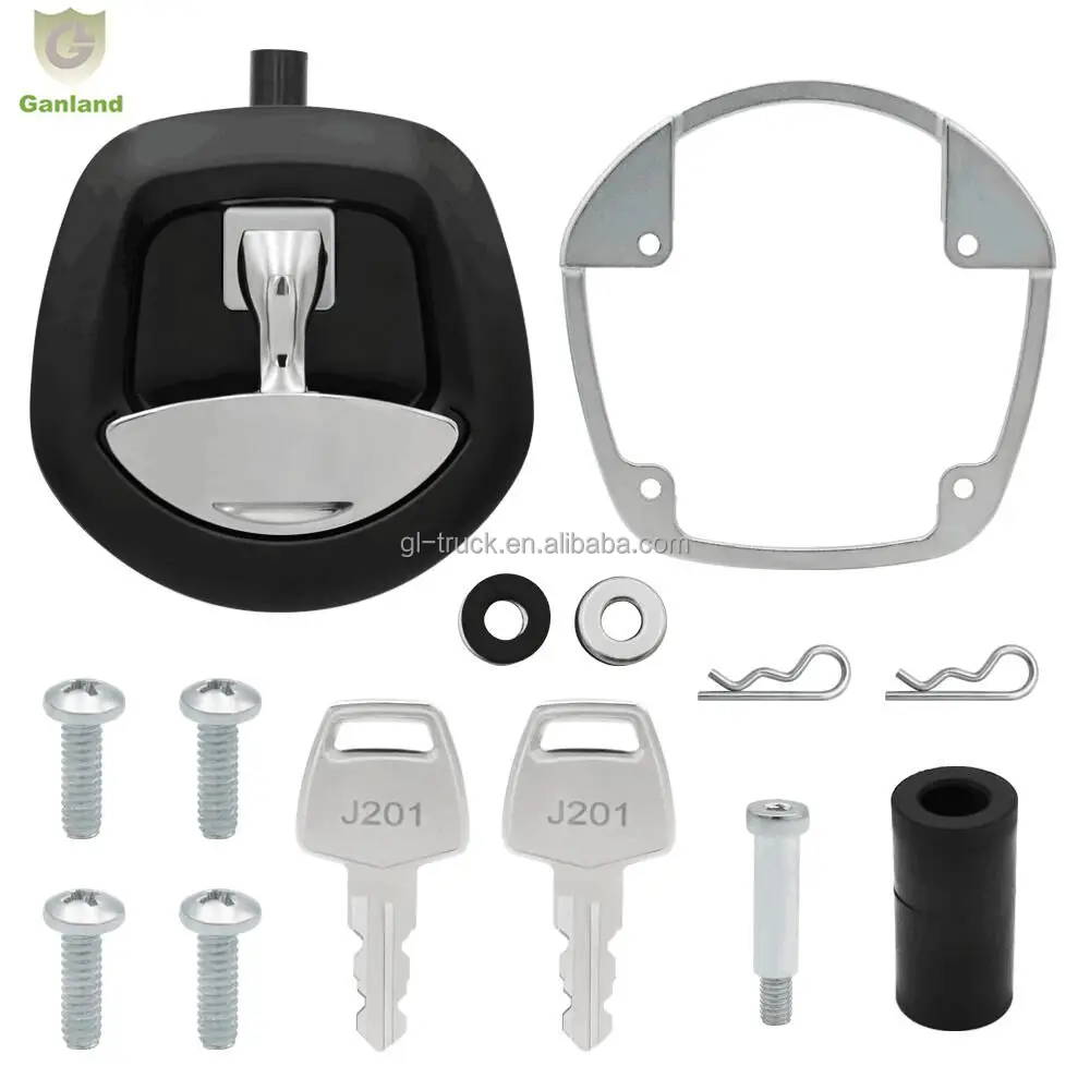 GL-12137 Truck Toolbox Heavy Duty Whale Tail T Handle Lock Latch for for Trailer Caravan Ute Canopy