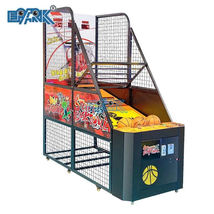 Coin-Operated Indoor Commercial Basketball Arcade Game Machine Children 1 Player Simulator Online Model Maquina De Baloncesto
