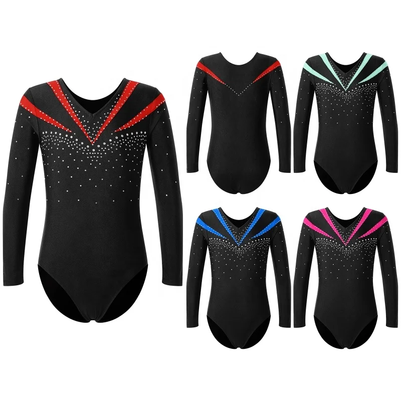 6-16 Manufacturer Training Dancewear Kids Girls Modern Dance Leotard Child Stage Dance Costumes Performance Wear